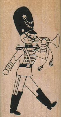 Toy Soldier/trumpet 1 1/2 X 2 3/4