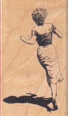 Running Lady 2 3/4 X 4 1/2