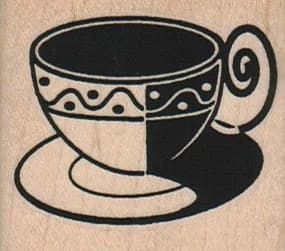 Coffee Cup And Saucer 2 X 1 3/4