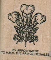 By Appointment To Hrh 1 1/4 X 1 1/2