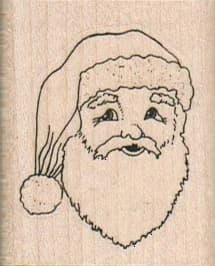 Santa Face/med 1 1/2 X 1 3/4