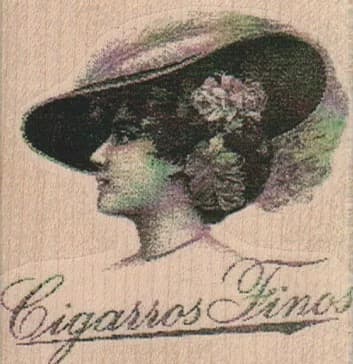 Cigarros Finos Photo Image Label 2 1/2 X 2 1/2
