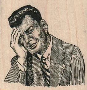 Stressed Out Man 3 X 3