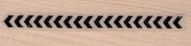Tiny Line Of Chevrons 3/4 X 2