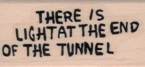 Banksy There Is Light At The End 1 X 1 3/4