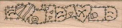 Hearts And Crosses Border 1 X 4 1/4