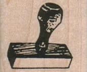 Rubber Stamp 1 1/4 X 1