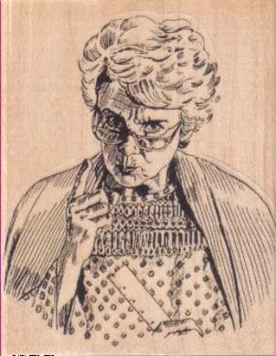 Pointing Finger Lady 2 1/2 X 3