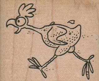 Rubber Chicken Running 2 1/4 X 1 3/4