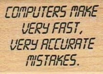 Computers Make Very Fast 1 1/4 X 1 1/2