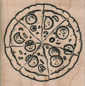 Pizza Pie 2 1/2 X 2 1/2