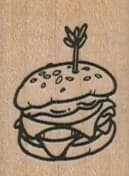 Burger With The Works 1 X 1 1/4