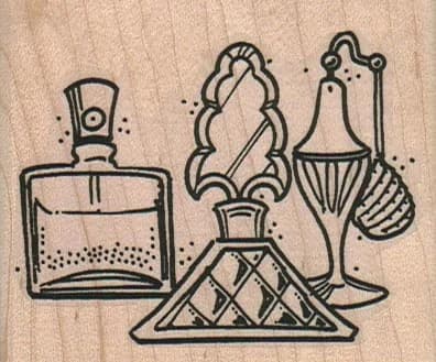 Perfume Bottles 2 3/4 X 2 1/4