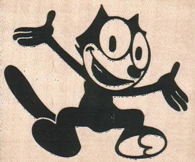 Wide Open Arms Cat 2 3/4 X 2 1/4