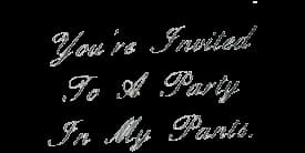 You're Invited To A Party 1 X 1 1/2