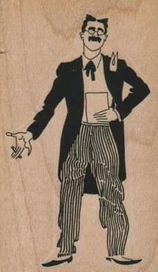 Cigar Man 2 1/4 X 3 3/4