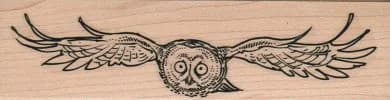 Owl Flying At Ya 1 1/2 X 5 1/2