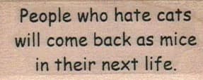 People Who Hate Cats 1 X 2