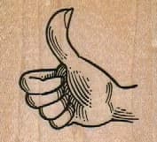 Thumb Up/down 2 X 1 3/4