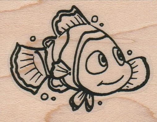 Happy Fish 1 1/2 X 1 3/4