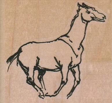 Running Horse 2 3/4 X 2 1/2