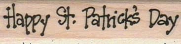 Happy St. Patrick's Day 3/4 X 2 1/2