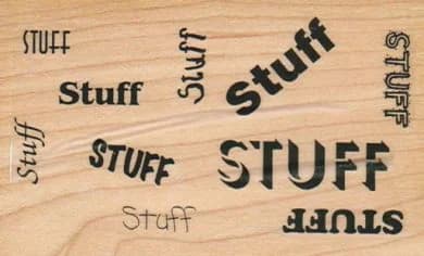 Stuff 2 1/4 X 3 1/2