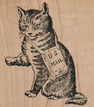 Kitty Mail/small 2 1/4 X 2 1/2