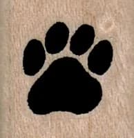 Pawprint Small 3/4 X 3/4