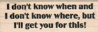 I Don’t Know When 1 x 2 1/4