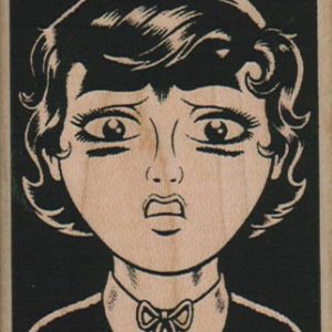 Silhouette Lady Head 2 1/4 x 2 3/4-0