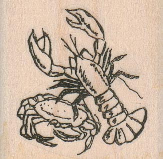 Crab & Lobster 1 3/4 x 1 3/4