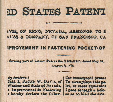 Patent 2 1/2 x 2 1/4