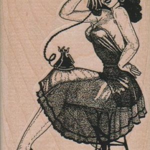 Pin Up Girl On Phone 2 1/2 x 3 1/2-0