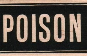 Poison 1 1/2 x 2 1/2-0