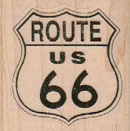 Route 66 RoadSign 2 x 2