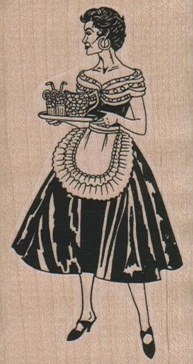 Housewife With Drinks 2 x 3 1/2