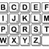 Scrabble Alphabet Unmounted Regular Size-0