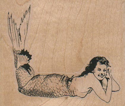 Mermaid Lying Down 3 x 2 1/2