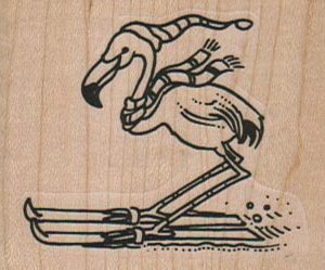 Flamingo Skiing 2 1/4 x 1 3/4-0