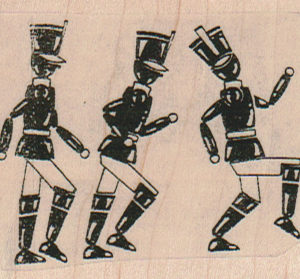 Wooden Soldiers Marching 2 1/2 x 2-0