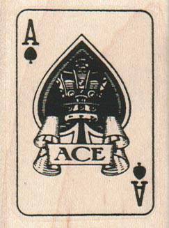 Ace Of Spades 1 3/4 x 2 1/4