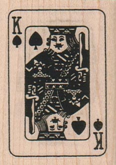 King Of Spades 1 3/4 x 2 1/4