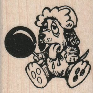 Baby Puppy With Balloon 2 x 2-0