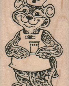 Nurse Bear 1 3/4 x 2 3/4-0