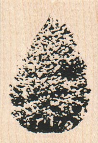 Snow Covered Fir Tree 1 1/2 x 2