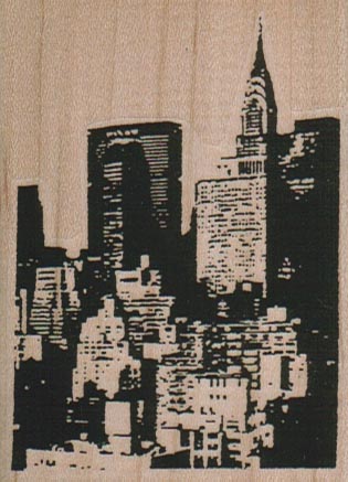 Skyscrapers With Chrysler Building 2 1/4 x 3