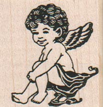 Cupid Sitting 1 1/2 x 1 1/2