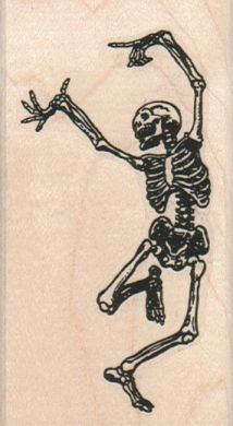 Skeleton Dancing 2 x 3 1/2