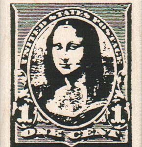 United States Mona Lisa Postage 2 x 2 1/4-0